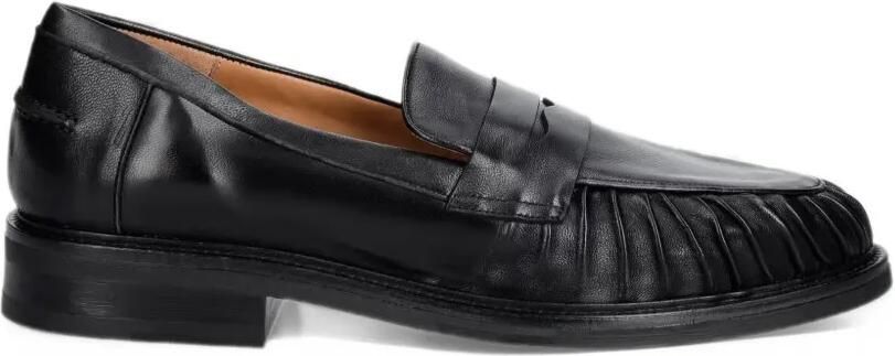 BILLI BI ruched penny loafers Zwart