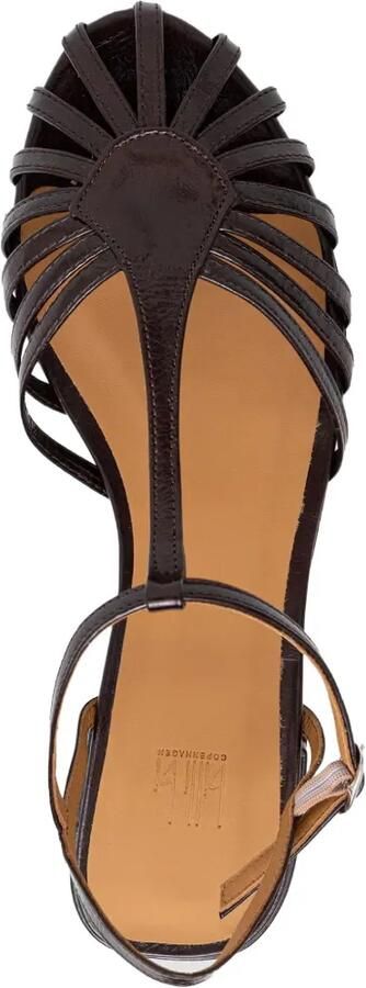 BILLI BI Sandalen met gekooide neus Bruin - Foto 4