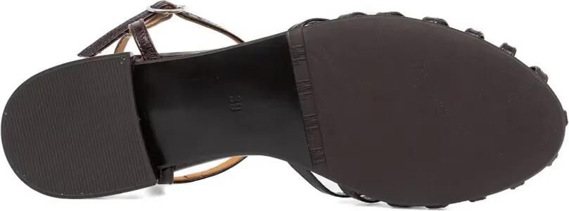 BILLI BI Sandalen met gekooide neus Bruin - Foto 5