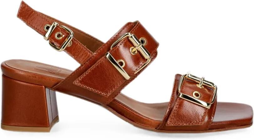 BILLI BI Sandalen met gesp Bruin