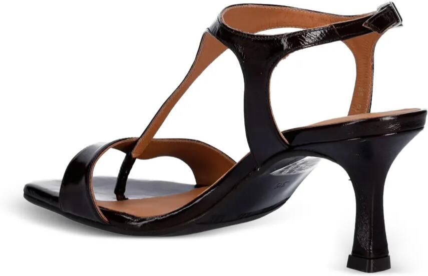 BILLI BI Sandalen met hak en T-bandje Bruin - Foto 2
