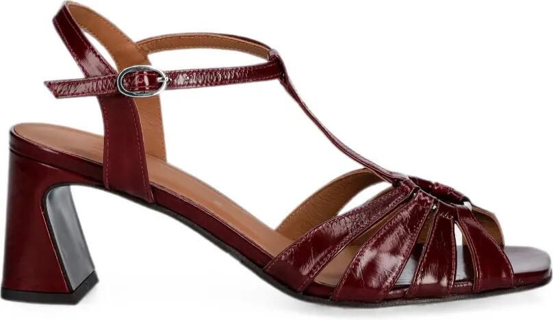 BILLI BI Sandalen met hak en T-bandje Rood