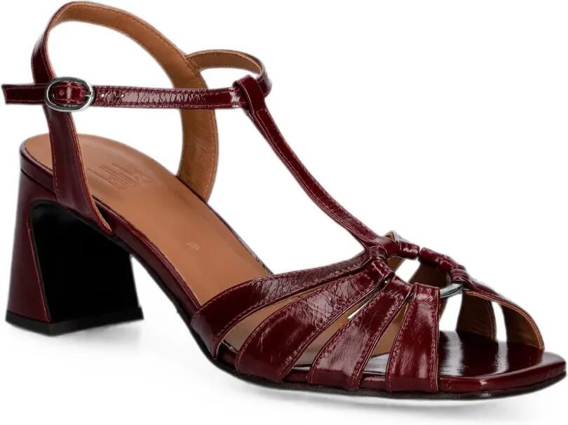 BILLI BI Sandalen met hak en T-bandje Rood - Foto 2