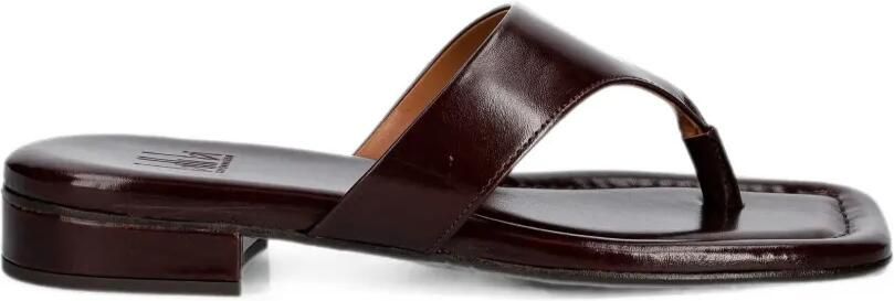 BILLI BI Sandalen met vierkante neus Bruin