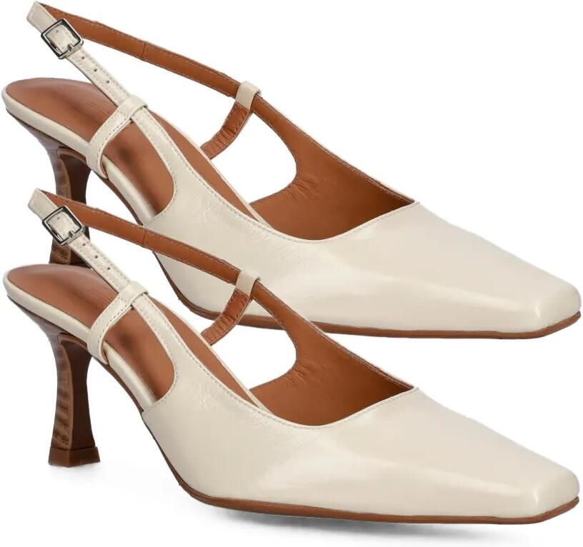 BILLI BI Slingback pumps met hak Beige - Foto 2