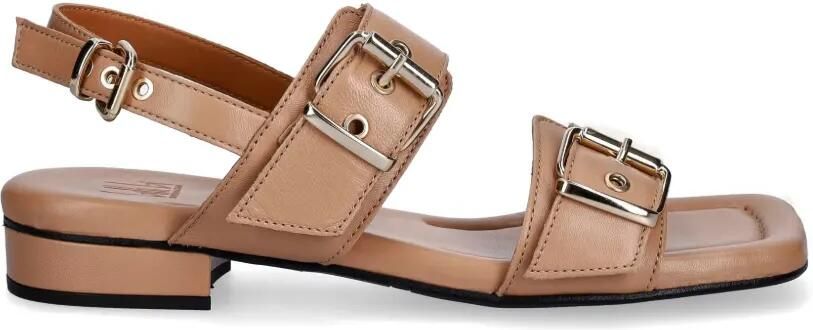 BILLI BI Slingback sandalen met gesp Beige