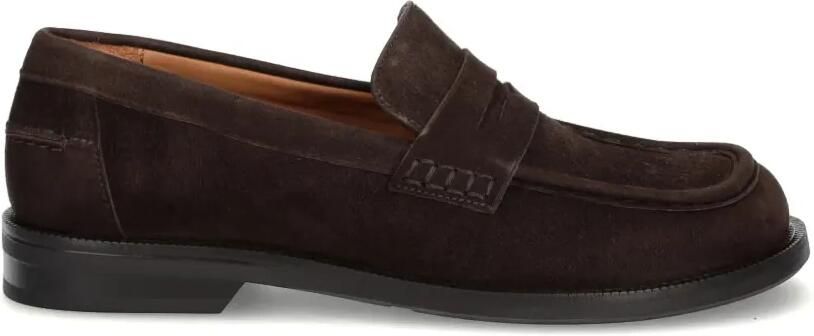 BILLI BI Suède loafers Bruin