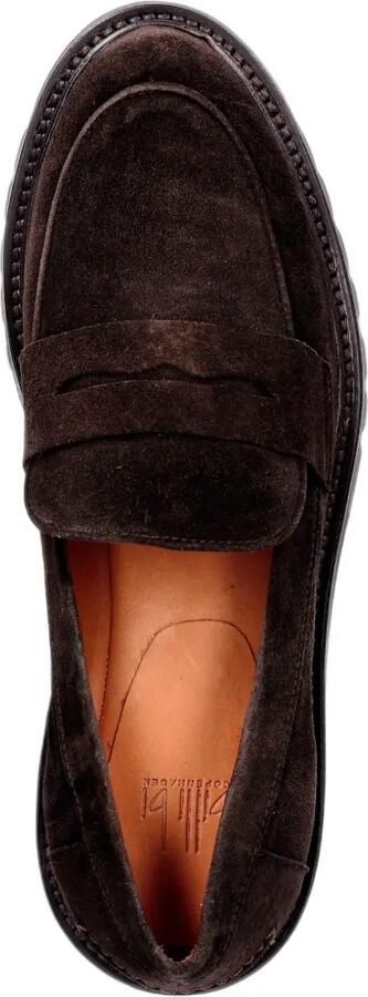 BILLI BI Suède loafers met chunky zool Bruin - Foto 4