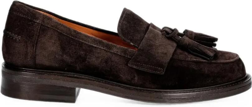 BILLI BI Suède loafers Bruin