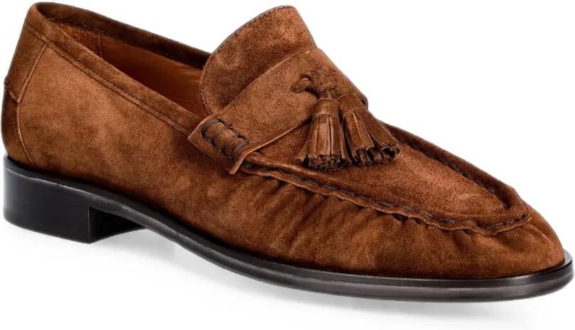 BILLI BI Suède loafers met kwastjes Bruin - Foto 2