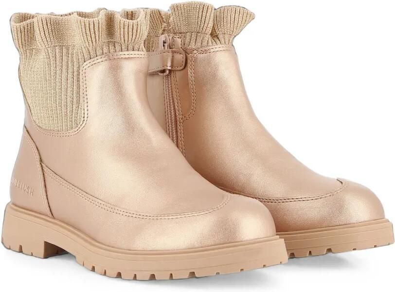 Billieblush Laarzen met metallic afwerking en ruches Goud