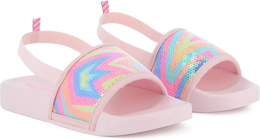 Billieblush Slippers met pailletten Roze