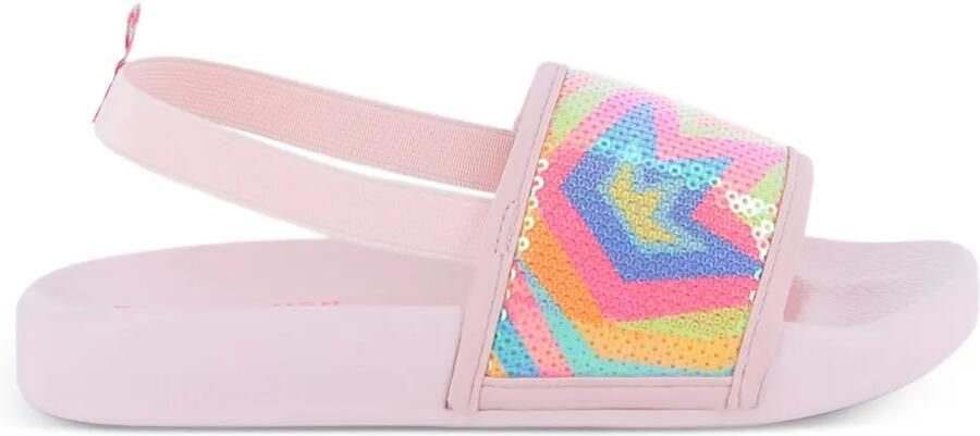 Billieblush Slippers met pailletten Roze - Foto 4