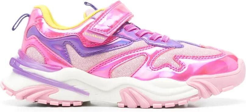 Billieblush Sneakers met klittenband en vlakken Roze