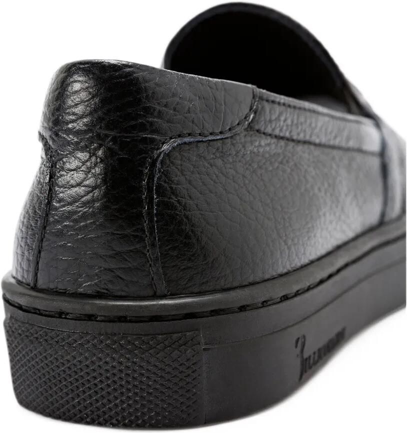 Billionaire Claude crest-embossed leather slip on sneakers Zwart - Foto 2