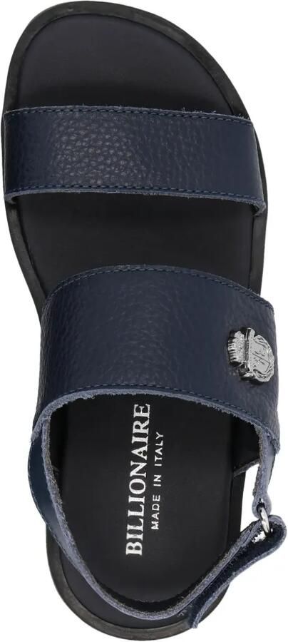 Billionaire Kids Sandalen met logodetail Blauw - Foto 3
