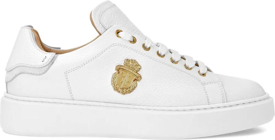 Billionaire Sneakers met logo-reliëf Wit