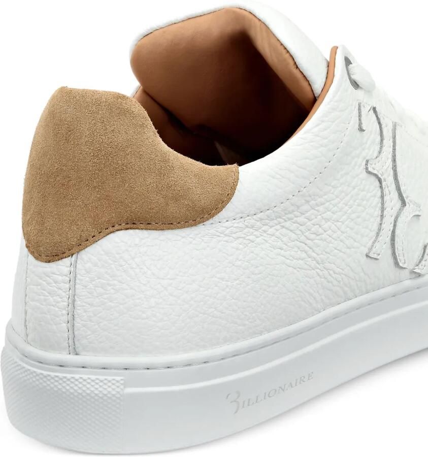 Billionaire Sneakers met suède afwerking en logopatch Wit - Foto 2