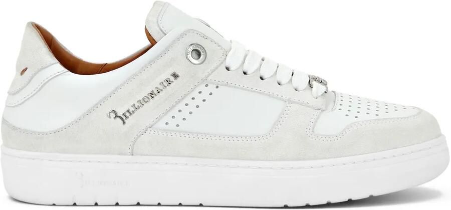 Billionaire Suède low-top sneakers Wit