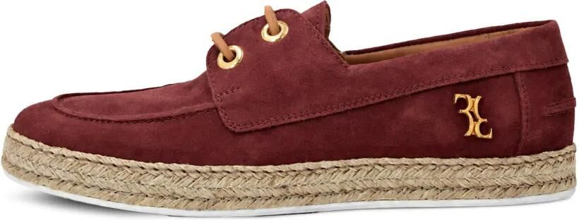 Billionaire suede raffia-trim loafers Rood - Foto 3