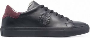 Billionaire Crest low-top sneakers Zwart