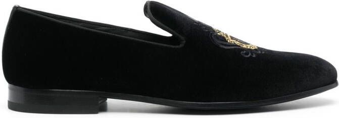 Billionaire Fluwelen loafers Zwart