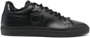 Billionaire Sneakers met logo-reliëf Zwart