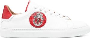 Billionaire Leren sneakers Wit