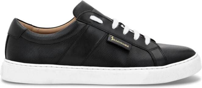 Billionaire Leren sneakers Zwart