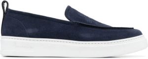 Billionaire Loafers met logo-reliëf Blauw