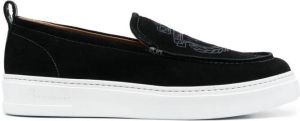 Billionaire Loafers met logo-reliëf Zwart