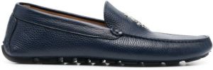 Billionaire Loafers van bewerkt leer Blauw