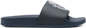 Billionaire Slippers met logoprint Blauw