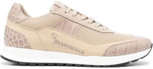Billionaire Sneakers met krokodillenleer-effect Beige