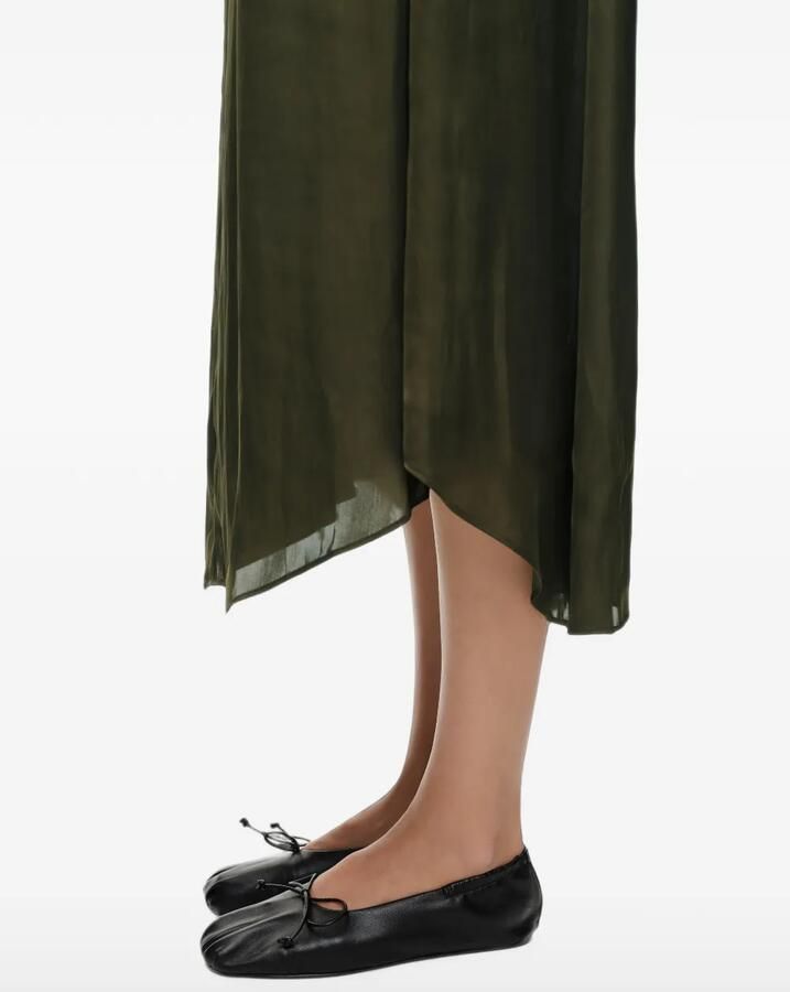 BIMBA Y LOLA Leren ballerina's met ruches Zwart - Foto 2