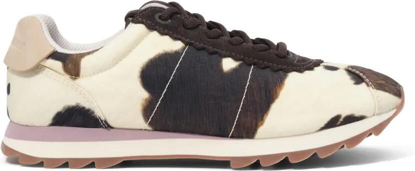 BIMBA Y LOLA Retro ballerina's met pony-print Beige