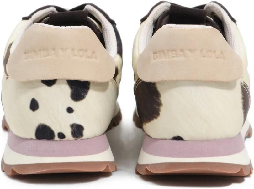 BIMBA Y LOLA Retro ballerina's met pony-print Beige - Foto 3