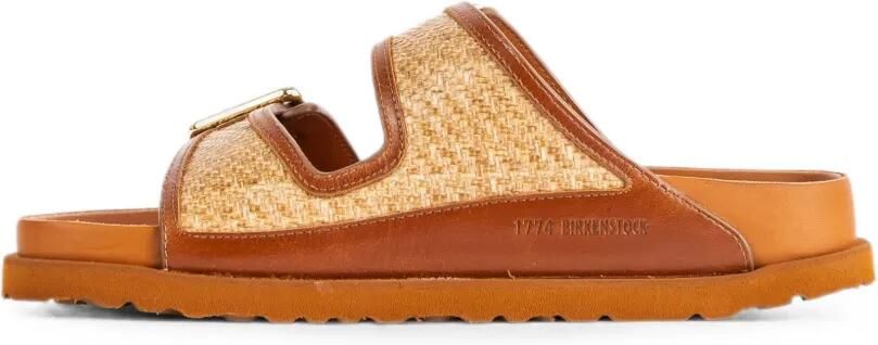 BIRKENSTOCK 1774 Arizona Framed raffia sandalen Bruin - Foto 5
