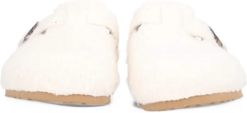 BIRKENSTOCK 1774 Boston wool mules Beige
