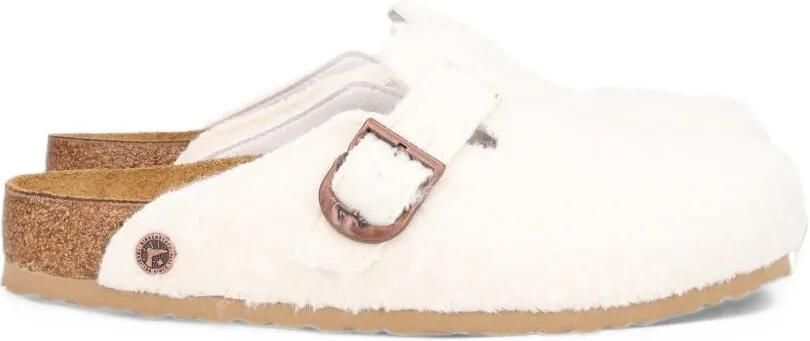 BIRKENSTOCK 1774 Boston wool mules Beige - Foto 4