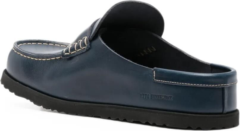 BIRKENSTOCK 1774 Naples leren muiltjes Blauw - Foto 2