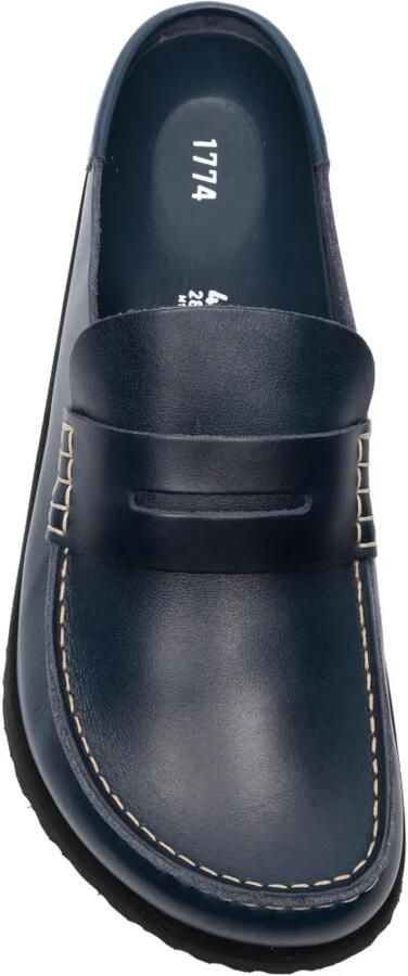 BIRKENSTOCK 1774 Naples leren muiltjes Blauw - Foto 3