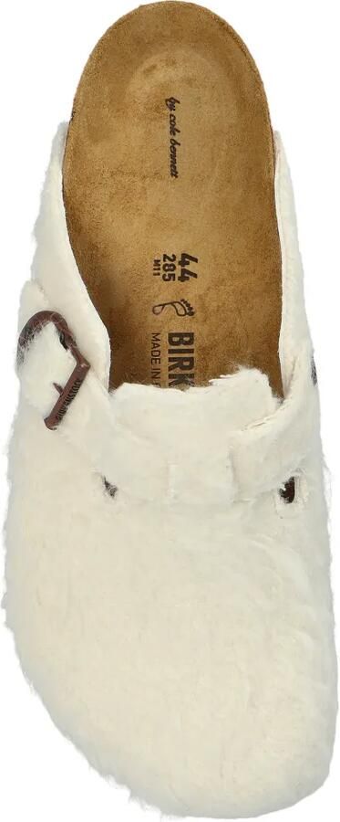 BIRKENSTOCK 1774 x Cole Bennett Boston Wooly Moon brushed-effect mules Beige - Foto 3