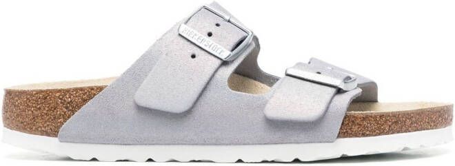 Birkenstock Arizona sandalen met gesp Paars