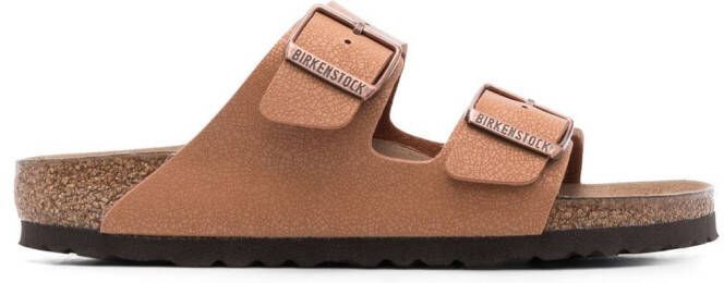Birkenstock Arizona Birko-Flor sandalen Bruin
