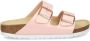 Birkenstock Arizona Birko-Flor slippers met gesp Roze - Thumbnail 1