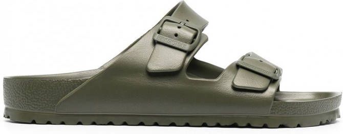 Birkenstock Arizona sandalen met gesp Groen