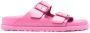 Birkenstock Arizona slippers met logo-reliëf Roze - Thumbnail 1
