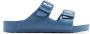 Birkenstock Arizona EVA sandalen met dubbele bandjes Blauw - Thumbnail 1
