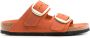 Birkenstock Arizona leren slippers Oranje - Thumbnail 1